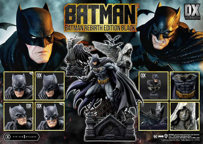 Batman Ultimate Premium Masterline Series Statue 1/4 Batman Rebirth Edition Black Deluxe Bonus Version 71cm - Scale Statue - Prime 1 Studio - Hobby Figures UK