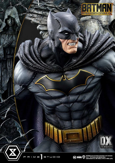Batman Ultimate Premium Masterline Series Statue 1/4 Batman Rebirth Edition Black Deluxe Bonus Version 71cm - Scale Statue - Prime 1 Studio - Hobby Figures UK
