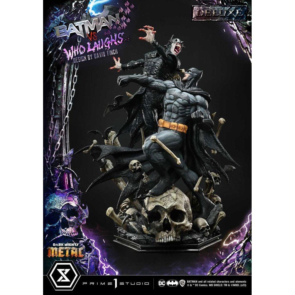 Dark Nights: Metal Ultimate Premium Masterline Series Statue 1/4 Batman VS Batman Who Laughs Deluxe Bonus Version 67cm - Scale Statue - Prime 1 Studio - Hobby Figures UK
