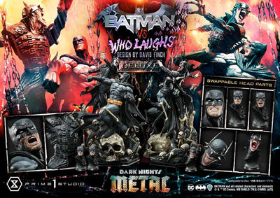 Dark Nights: Metal Ultimate Premium Masterline Series Statue 1/4 Batman VS Batman Who Laughs Deluxe Bonus Version 67cm - Scale Statue - Prime 1 Studio - Hobby Figures UK