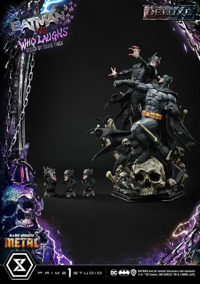 Dark Nights: Metal Ultimate Premium Masterline Series Statue 1/4 Batman VS Batman Who Laughs Deluxe Bonus Version 67cm - Scale Statue - Prime 1 Studio - Hobby Figures UK
