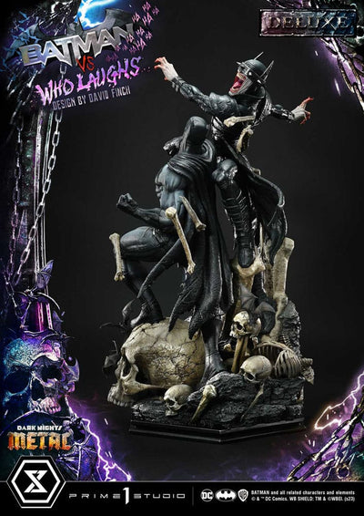 Dark Nights: Metal Ultimate Premium Masterline Series Statue 1/4 Batman VS Batman Who Laughs Deluxe Bonus Version 67cm - Scale Statue - Prime 1 Studio - Hobby Figures UK