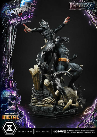 Dark Nights: Metal Ultimate Premium Masterline Series Statue 1/4 Batman VS Batman Who Laughs Deluxe Bonus Version 67cm - Scale Statue - Prime 1 Studio - Hobby Figures UK