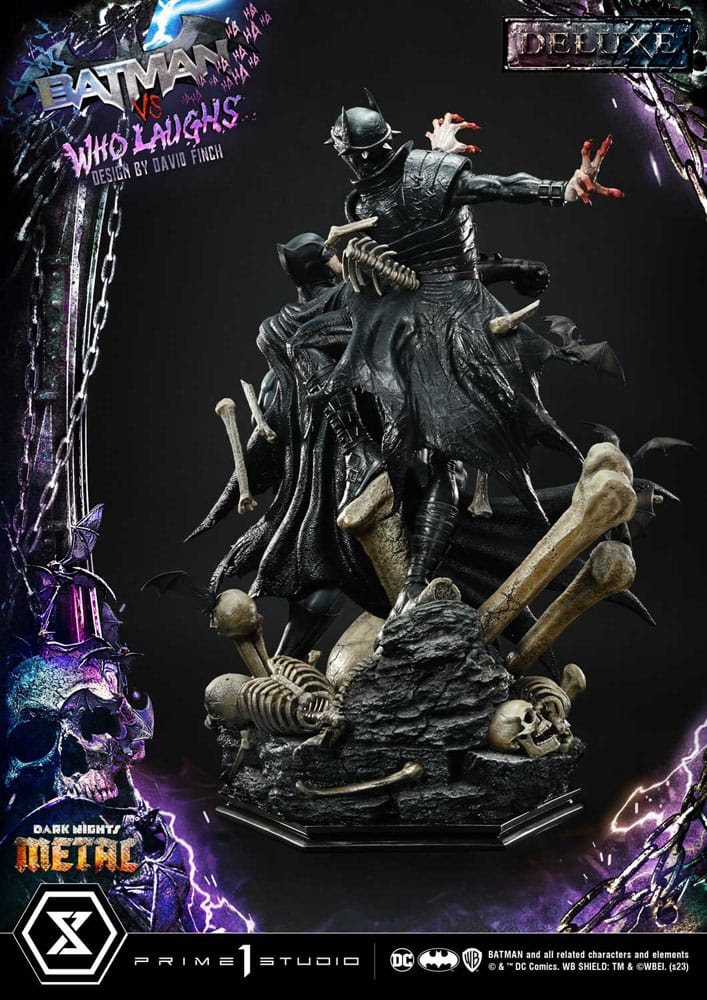 Dark Nights: Metal Ultimate Premium Masterline Series Statue 1/4 Batman VS Batman Who Laughs Deluxe Bonus Version 67cm - Scale Statue - Prime 1 Studio - Hobby Figures UK