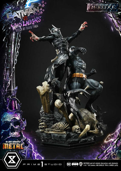 Dark Nights: Metal Ultimate Premium Masterline Series Statue 1/4 Batman VS Batman Who Laughs Deluxe Bonus Version 67cm - Scale Statue - Prime 1 Studio - Hobby Figures UK
