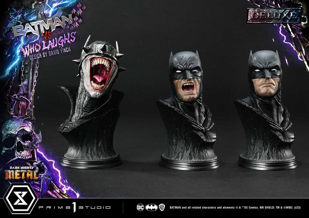 Dark Nights: Metal Ultimate Premium Masterline Series Statue 1/4 Batman VS Batman Who Laughs Deluxe Bonus Version 67cm - Scale Statue - Prime 1 Studio - Hobby Figures UK