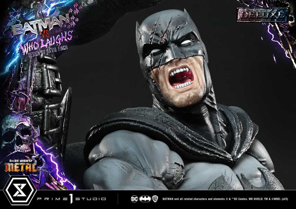 Dark Nights: Metal Ultimate Premium Masterline Series Statue 1/4 Batman VS Batman Who Laughs Deluxe Bonus Version 67cm - Scale Statue - Prime 1 Studio - Hobby Figures UK