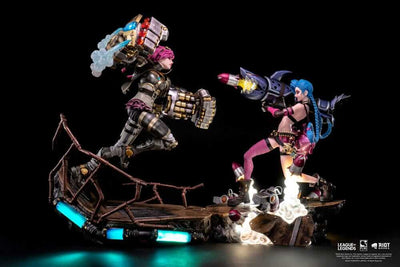 League of Legends Statues 1/6 2-Pack Vi & Jinx - Scale Statue - Pure Arts - Hobby Figures UK