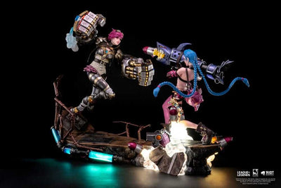 League of Legends Statues 1/6 2-Pack Vi & Jinx - Scale Statue - Pure Arts - Hobby Figures UK