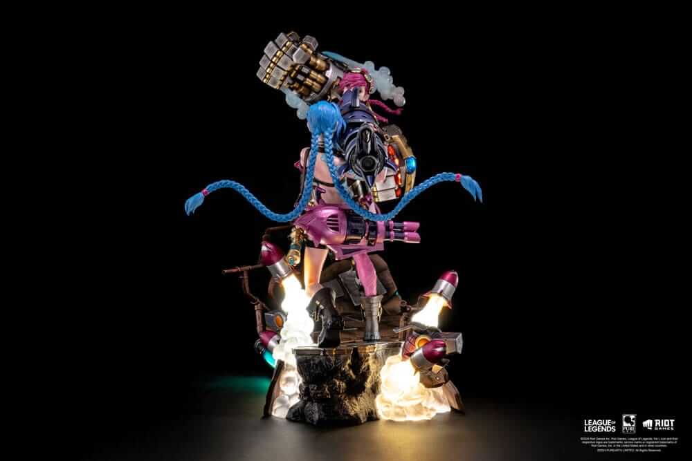 League of Legends Statues 1/6 2-Pack Vi & Jinx - Scale Statue - Pure Arts - Hobby Figures UK