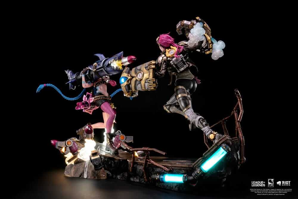 League of Legends Statues 1/6 2-Pack Vi & Jinx - Scale Statue - Pure Arts - Hobby Figures UK
