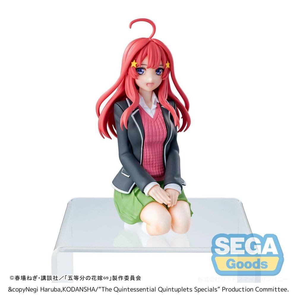 The Quintessential Quintuplets Specials PM Perching PVC Statue Itsuki Nakano 10cm - Scale Statue - Sega - Hobby Figures UK