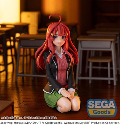 The Quintessential Quintuplets Specials PM Perching PVC Statue Itsuki Nakano 10cm - Scale Statue - Sega - Hobby Figures UK