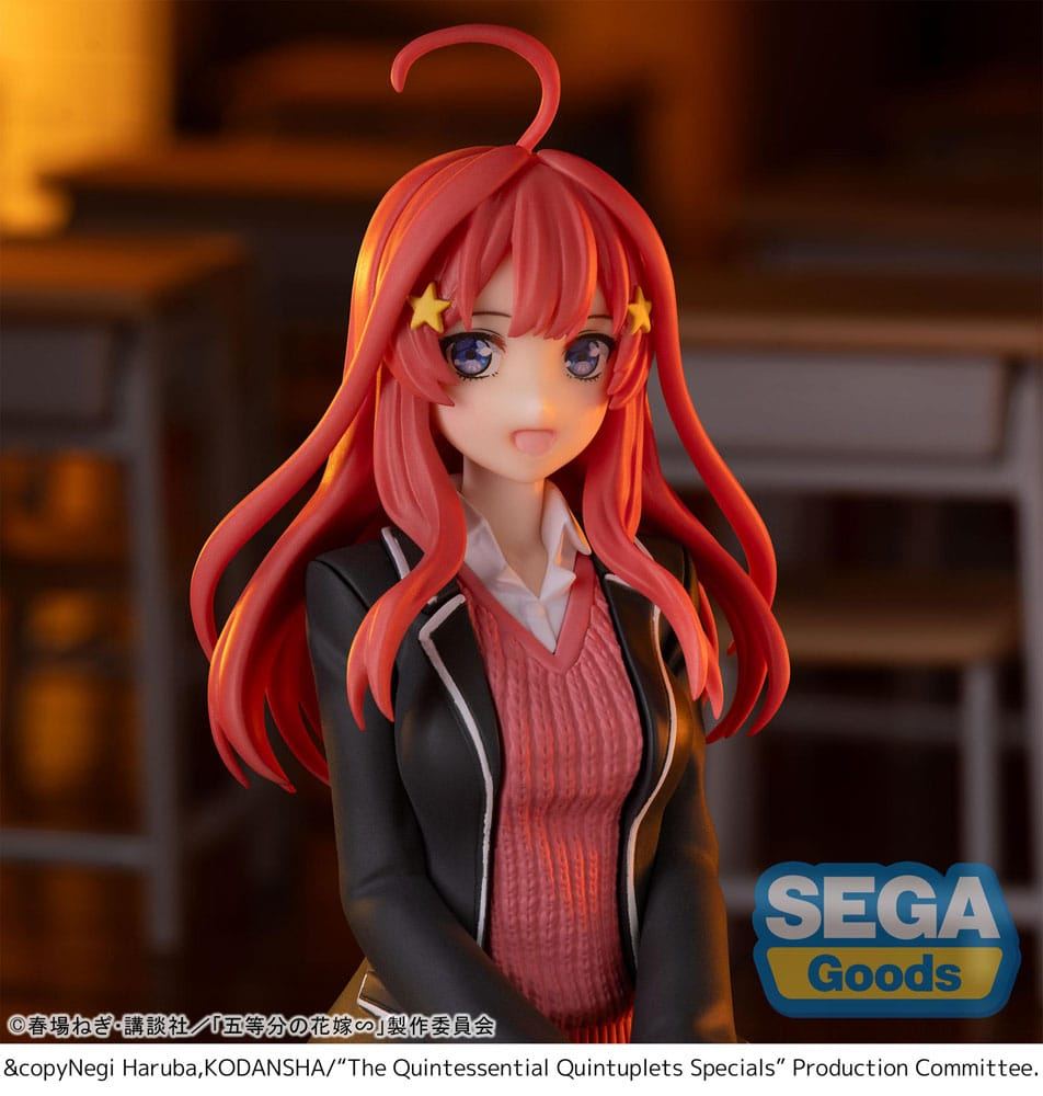 The Quintessential Quintuplets Specials PM Perching PVC Statue Itsuki Nakano 10cm - Scale Statue - Sega - Hobby Figures UK