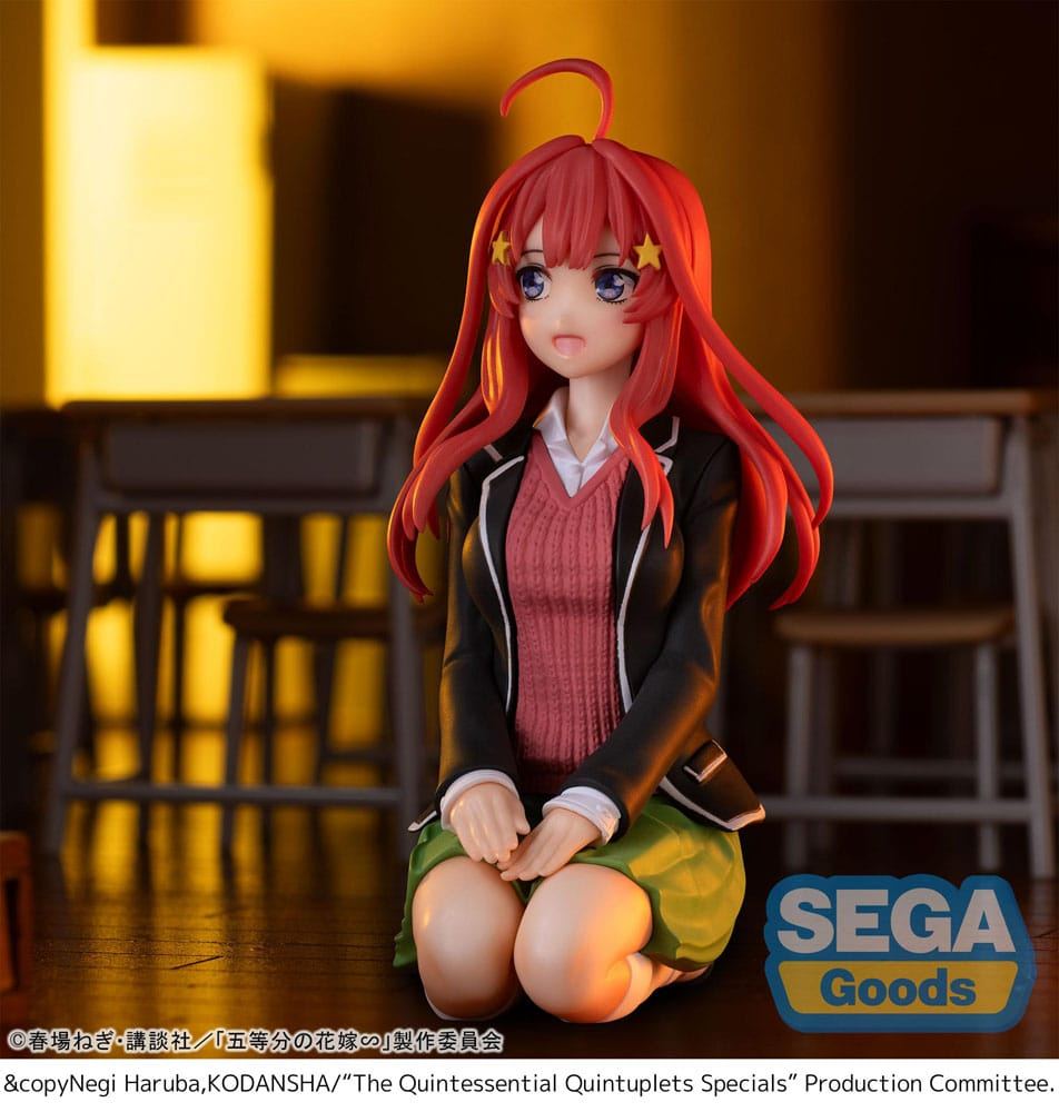 The Quintessential Quintuplets Specials PM Perching PVC Statue Itsuki Nakano 10cm - Scale Statue - Sega - Hobby Figures UK