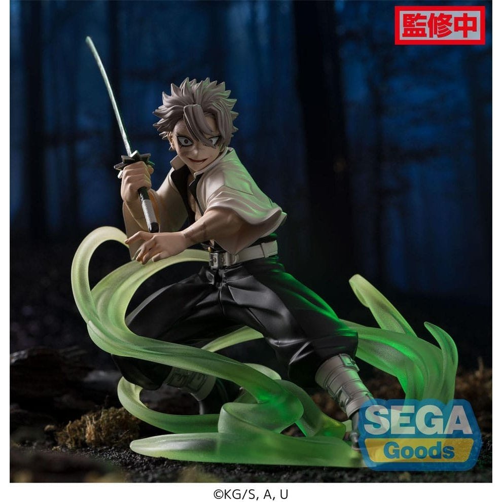 Demon Slayer: Kimetsu no Yaiba Xross Link Anime PVC Statue Sanemi Shinazugawa Hashira Training Arc 12cm - Scale Statue - Sega - Hobby Figures UK