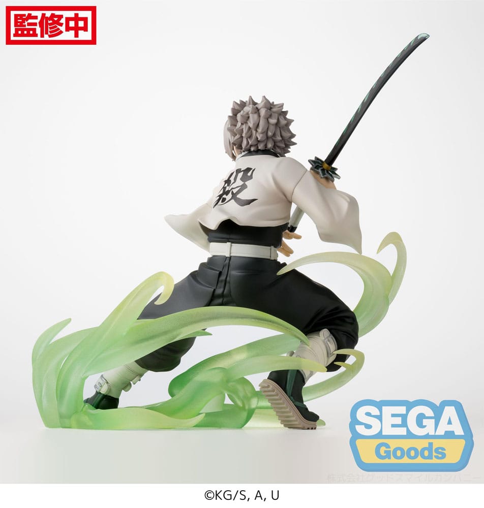 Demon Slayer: Kimetsu no Yaiba Xross Link Anime PVC Statue Sanemi Shinazugawa Hashira Training Arc 12cm - Scale Statue - Sega - Hobby Figures UK