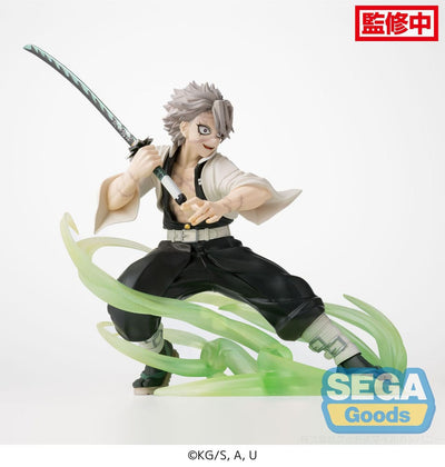 Demon Slayer: Kimetsu no Yaiba Xross Link Anime PVC Statue Sanemi Shinazugawa Hashira Training Arc 12cm - Scale Statue - Sega - Hobby Figures UK