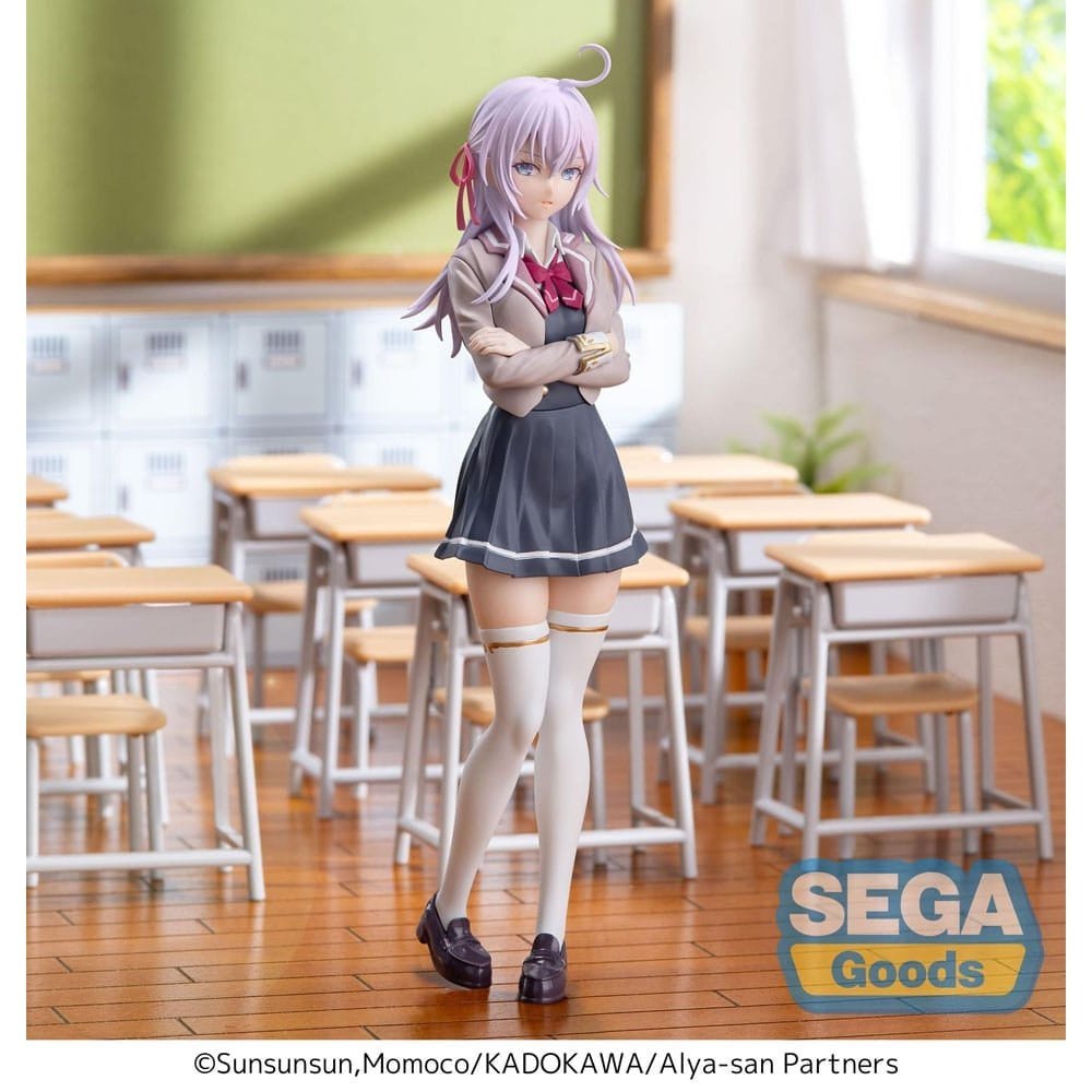 Alya Sometimes Hides Her Feelings in Russian Luminasta PVC Statue Alya Uniform Ver. 18cm - Scale Statue - Sega - Hobby Figures UK