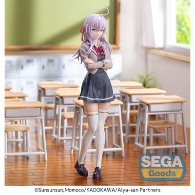 Alya Sometimes Hides Her Feelings in Russian Luminasta PVC Statue Alya Uniform Ver. 18cm - Scale Statue - Sega - Hobby Figures UK