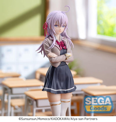 Alya Sometimes Hides Her Feelings in Russian Luminasta PVC Statue Alya Uniform Ver. 18cm - Scale Statue - Sega - Hobby Figures UK