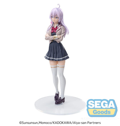 Alya Sometimes Hides Her Feelings in Russian Luminasta PVC Statue Alya Uniform Ver. 18cm - Scale Statue - Sega - Hobby Figures UK