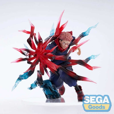 Jujutsu Kaisen Luminasta PVC Statue Yuji Itadori Black Flash 16cm - Scale Statue - Sega - Hobby Figures UK