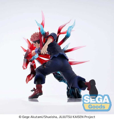 Jujutsu Kaisen Luminasta PVC Statue Yuji Itadori Black Flash 16cm - Scale Statue - Sega - Hobby Figures UK