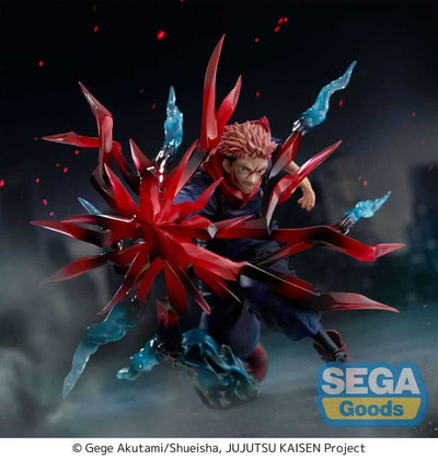 Jujutsu Kaisen Luminasta PVC Statue Yuji Itadori Black Flash 16cm - Scale Statue - Sega - Hobby Figures UK