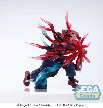 Jujutsu Kaisen Luminasta PVC Statue Yuji Itadori Black Flash 16cm - Scale Statue - Sega - Hobby Figures UK