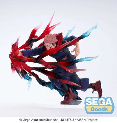 Jujutsu Kaisen Luminasta PVC Statue Yuji Itadori Black Flash 16cm - Scale Statue - Sega - Hobby Figures UK
