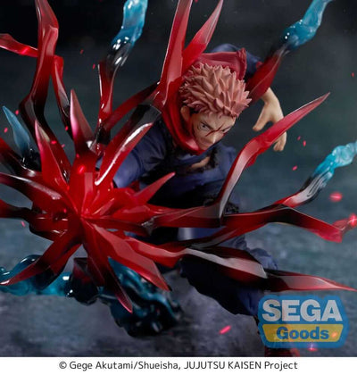 Jujutsu Kaisen Luminasta PVC Statue Yuji Itadori Black Flash 16cm - Scale Statue - Sega - Hobby Figures UK