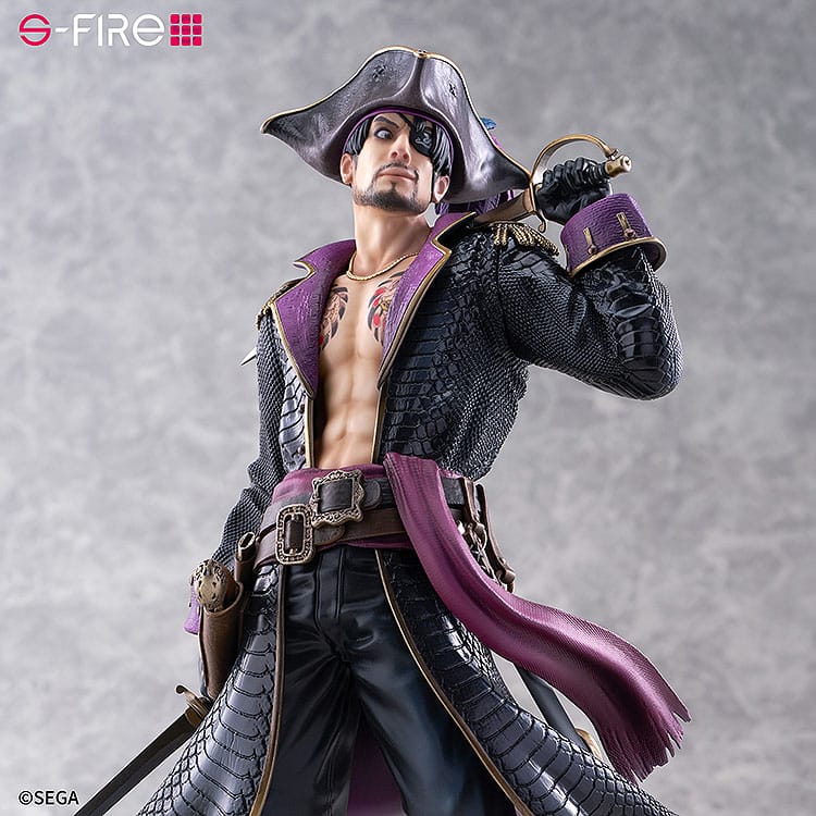 Like a Dragon: Pirate Yakuza in Hawaii S-Fire PVC Statue 1/7 Captain Majima (Goro Majima) 26cm - Scale Statue - Sega - Hobby Figures UK