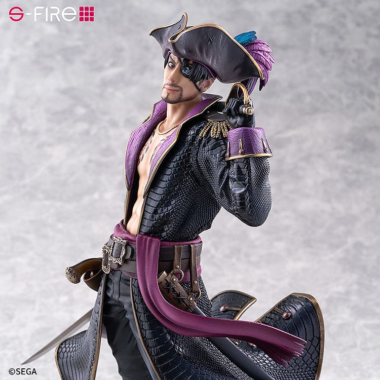 Like a Dragon: Pirate Yakuza in Hawaii S-Fire PVC Statue 1/7 Captain Majima (Goro Majima) 26cm - Scale Statue - Sega - Hobby Figures UK