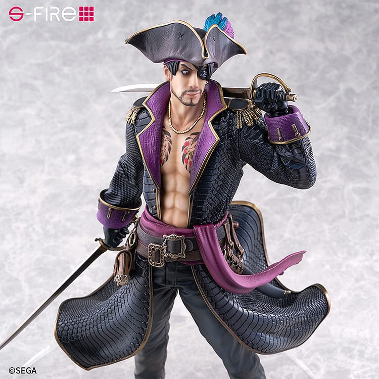 Like a Dragon: Pirate Yakuza in Hawaii S-Fire PVC Statue 1/7 Captain Majima (Goro Majima) 26cm - Scale Statue - Sega - Hobby Figures UK