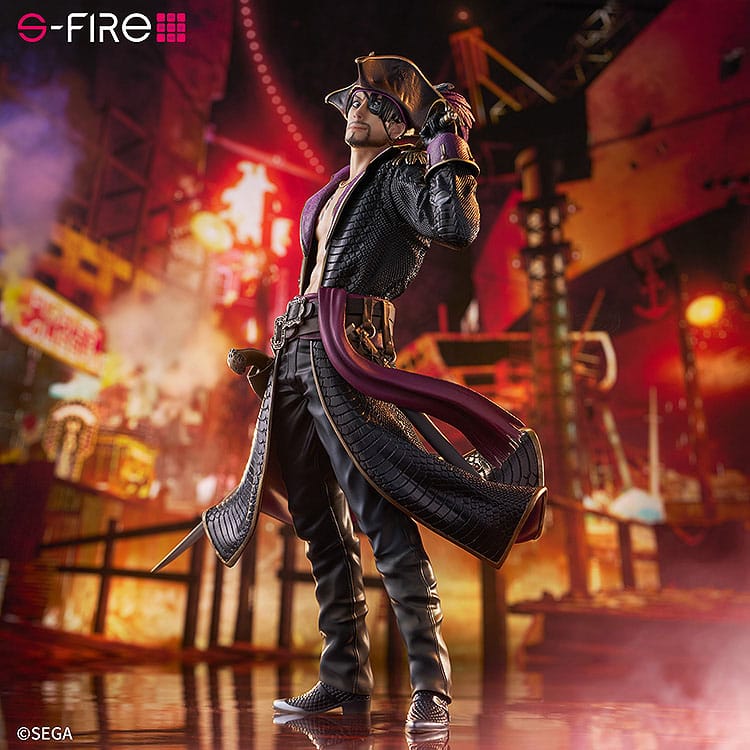 Like a Dragon: Pirate Yakuza in Hawaii S-Fire PVC Statue 1/7 Captain Majima (Goro Majima) 26cm - Scale Statue - Sega - Hobby Figures UK