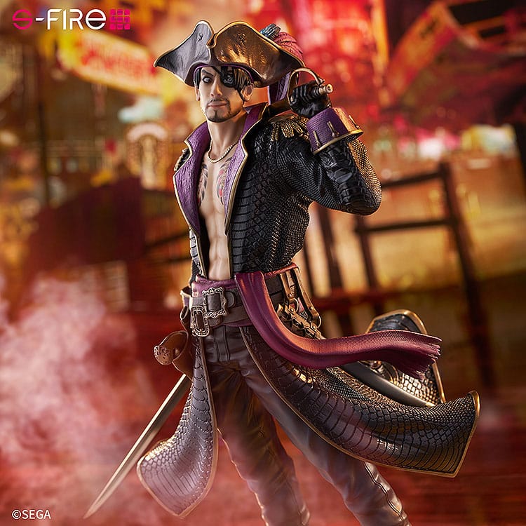 Like a Dragon: Pirate Yakuza in Hawaii S-Fire PVC Statue 1/7 Captain Majima (Goro Majima) 26cm - Scale Statue - Sega - Hobby Figures UK