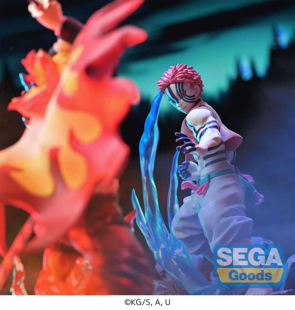 Demon Slayer: Kimetsu no Yaiba Xross Link Anime PVC Statue Akaza 12cm - Scale Statue - Sega - Hobby Figures UK