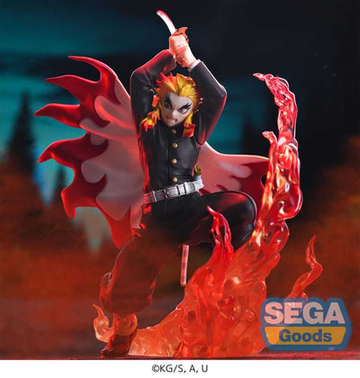 Demon Slayer: Kimetsu no Yaiba Xross Link Anime PVC Statue Kyojuro Rengoku 15cm - Scale Statue - Sega - Hobby Figures UK