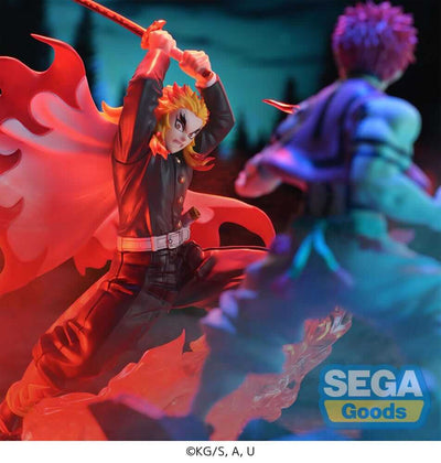 Demon Slayer: Kimetsu no Yaiba Xross Link Anime PVC Statue Kyojuro Rengoku 15cm - Scale Statue - Sega - Hobby Figures UK