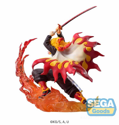 Demon Slayer: Kimetsu no Yaiba Xross Link Anime PVC Statue Kyojuro Rengoku 15cm - Scale Statue - Sega - Hobby Figures UK