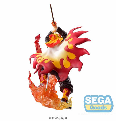 Demon Slayer: Kimetsu no Yaiba Xross Link Anime PVC Statue Kyojuro Rengoku 15cm - Scale Statue - Sega - Hobby Figures UK