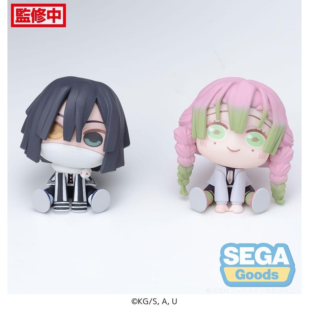 Demon Slayer: Kimetsu no Yaiba Chubby Collection PVC Statue Mitsuri Kanroji & Obanai Iguro (EX) 6cm - Mini Figures - Sega - Hobby Figures UK