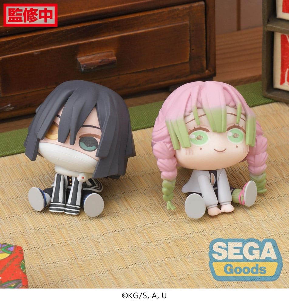 Demon Slayer: Kimetsu no Yaiba Chubby Collection PVC Statue Mitsuri Kanroji & Obanai Iguro (EX) 6cm - Mini Figures - Sega - Hobby Figures UK