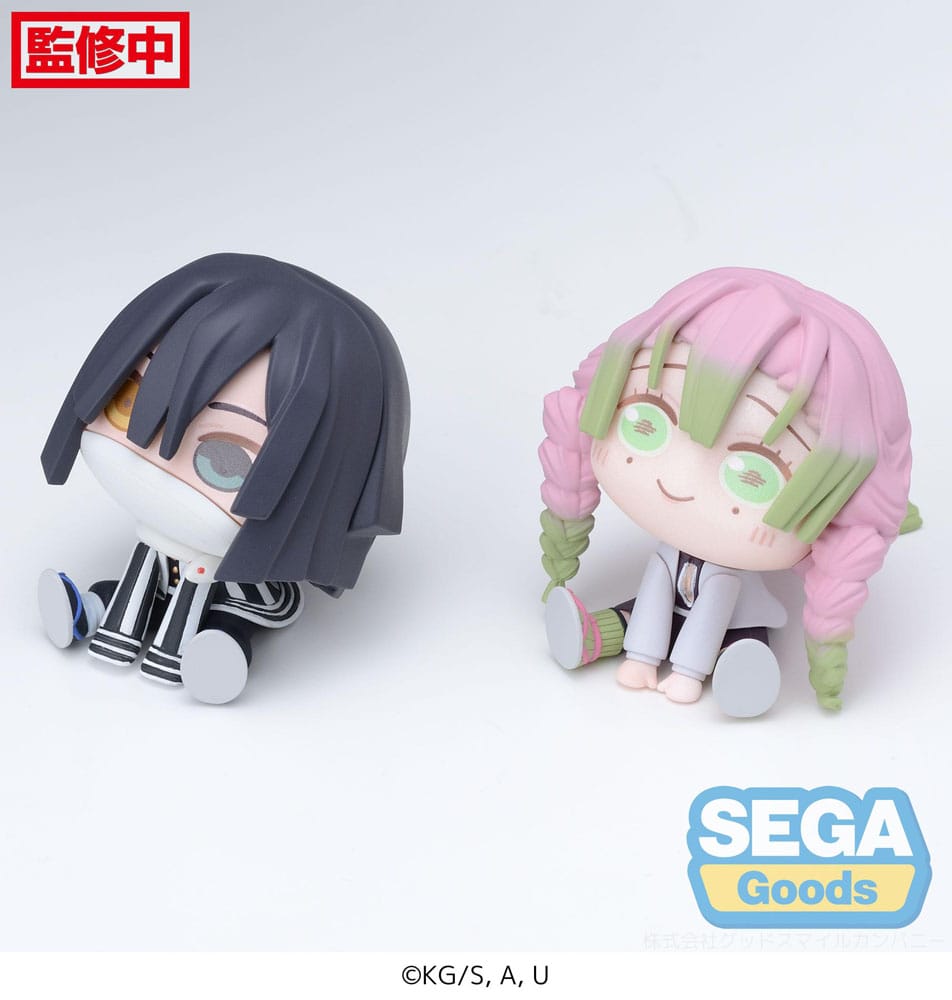 Demon Slayer: Kimetsu no Yaiba Chubby Collection PVC Statue Mitsuri Kanroji & Obanai Iguro (EX) 6cm - Mini Figures - Sega - Hobby Figures UK