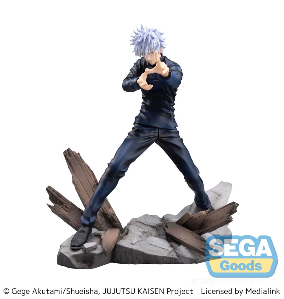 Jujutsu Kaisen Luminasta PVC Statue Satoru Gojo Cursed Technique Lapse - Maximum Cursed Energy Output: Blue 19cm - Scale Statue - Sega - Hobby Figures UK