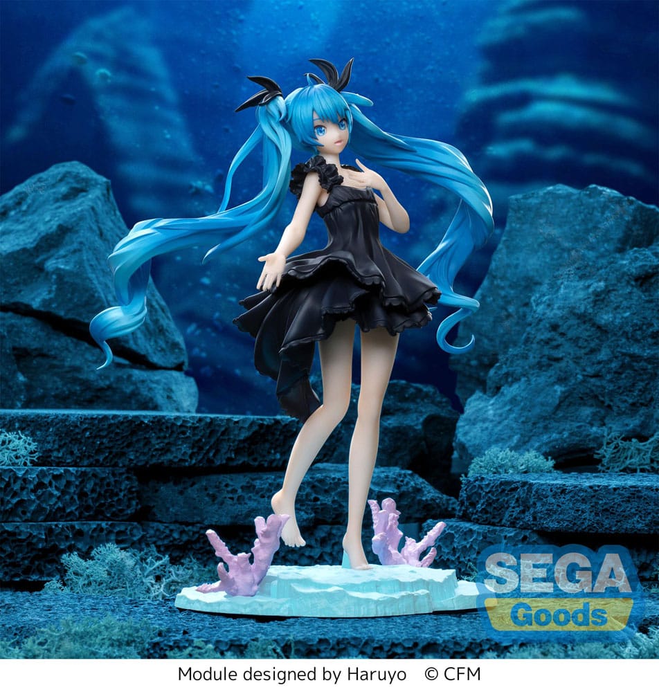 Hatsune Miku Luminasta PVC Statue Hatsune Miku Deep Sea Girl 18cm - Scale Statue - Sega - Hobby Figures UK