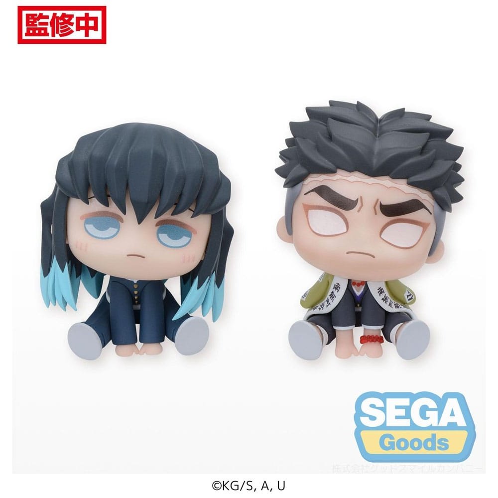 Demon Slayer: Kimetsu no Yaiba Chubby Collection PVC Statue Muichiro Tokito & Gyomei Himejimae 6cm - Mini Figures - Sega - Hobby Figures UK