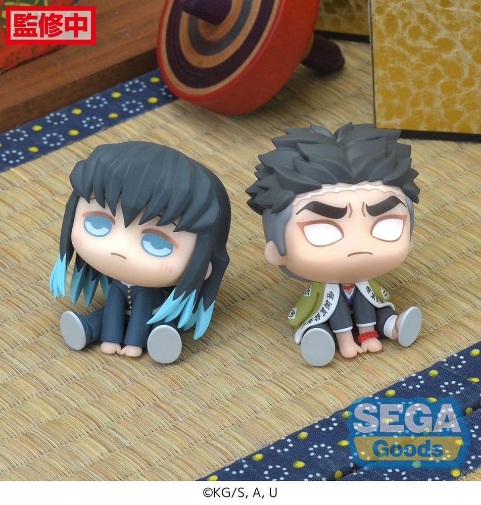 Demon Slayer: Kimetsu no Yaiba Chubby Collection PVC Statue Muichiro Tokito & Gyomei Himejimae 6cm - Mini Figures - Sega - Hobby Figures UK