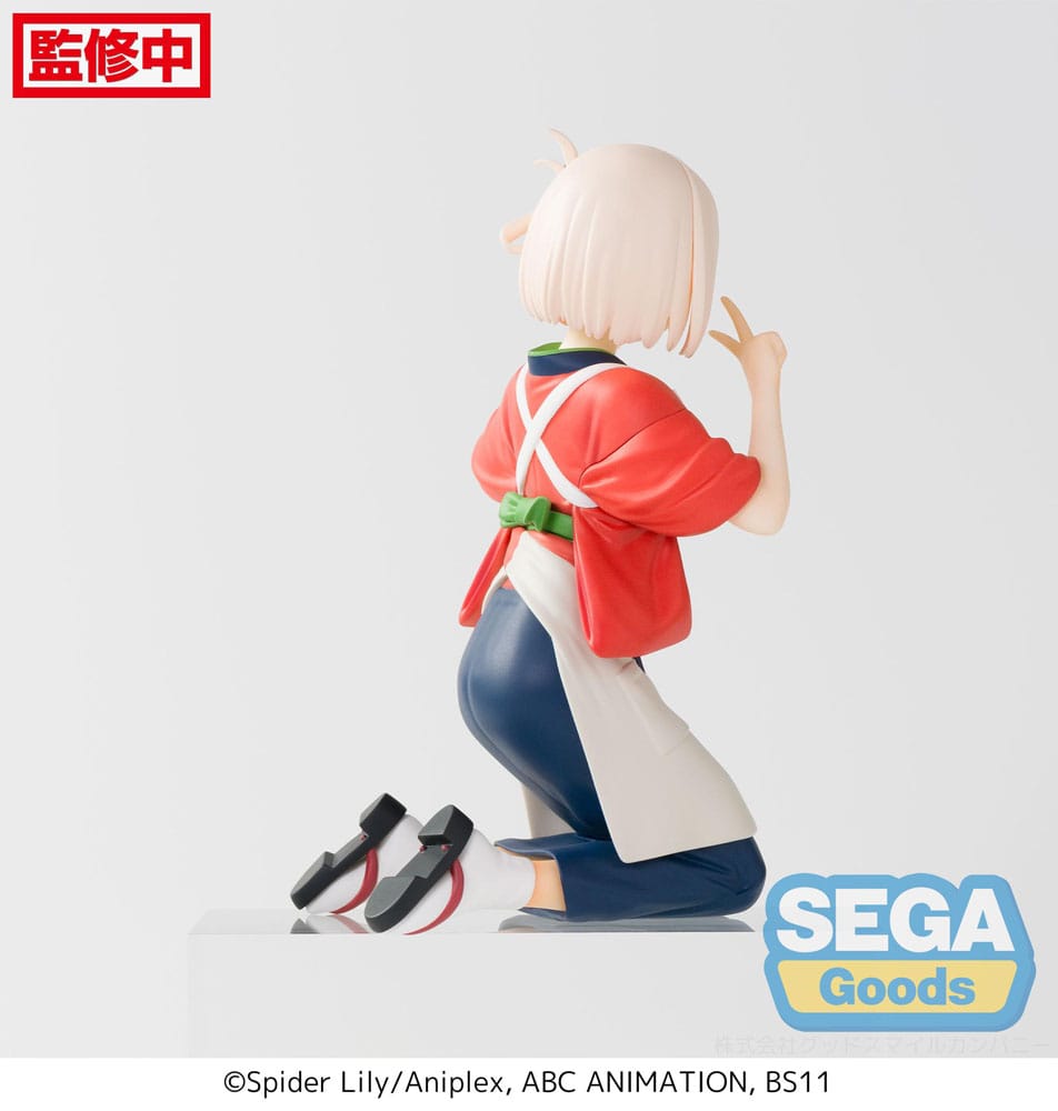 Lycoris Recoil PM Perching PVC Statue Chisato Nishikigi (re-run) 14cm - Scale Statue - Sega - Hobby Figures UK